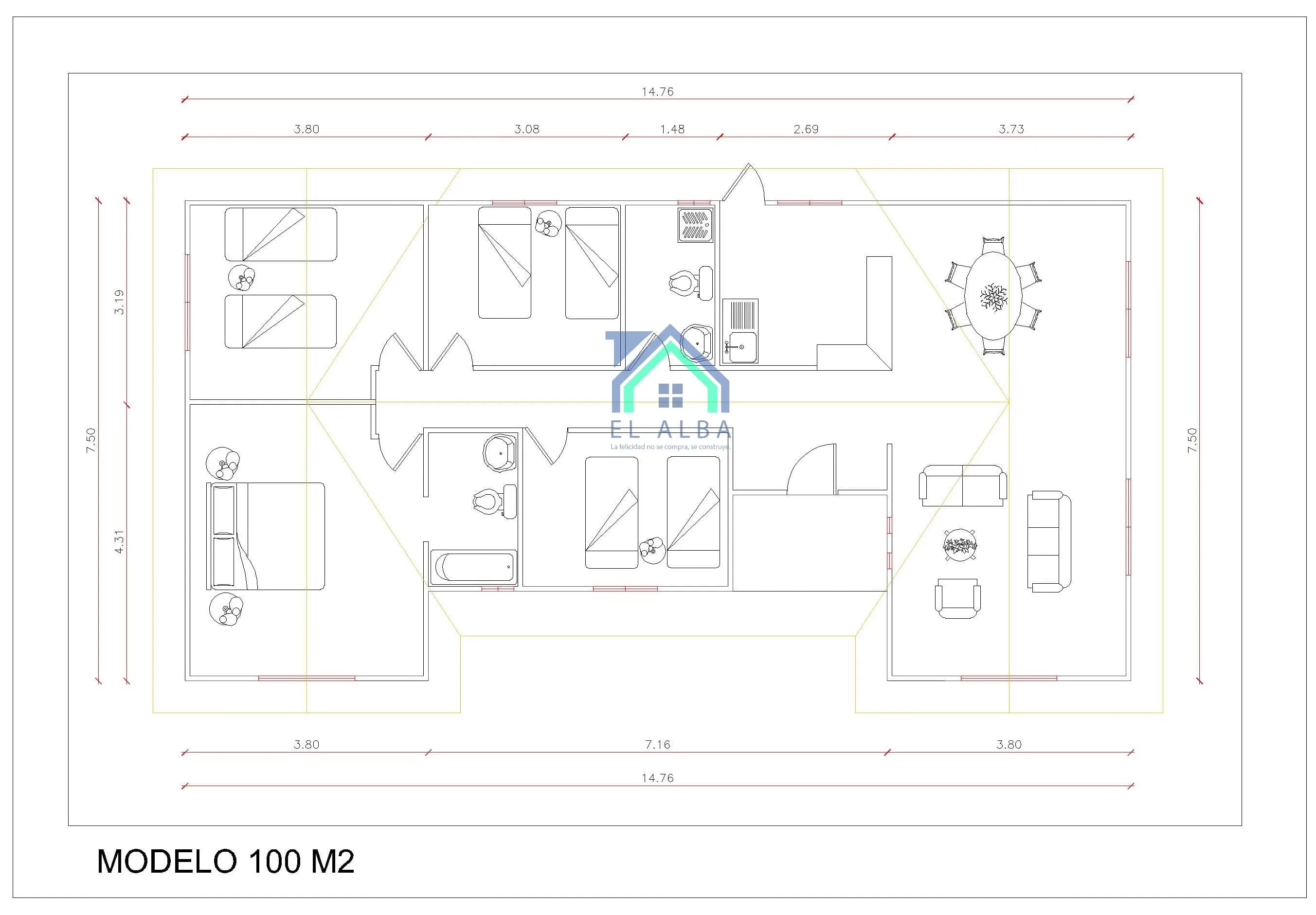 Casa 100 m² - imagen 1