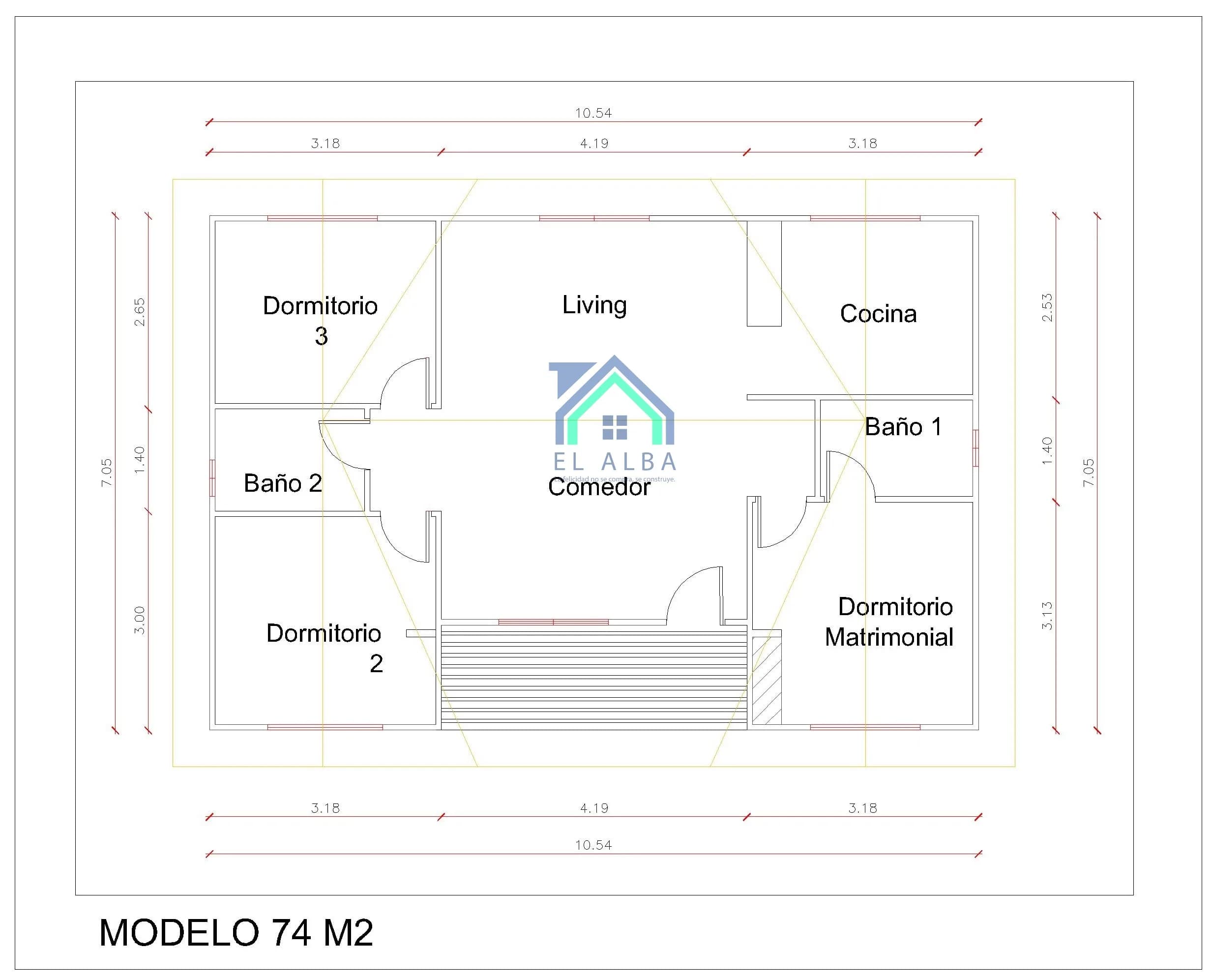 Casa 74 m² — imagen 2